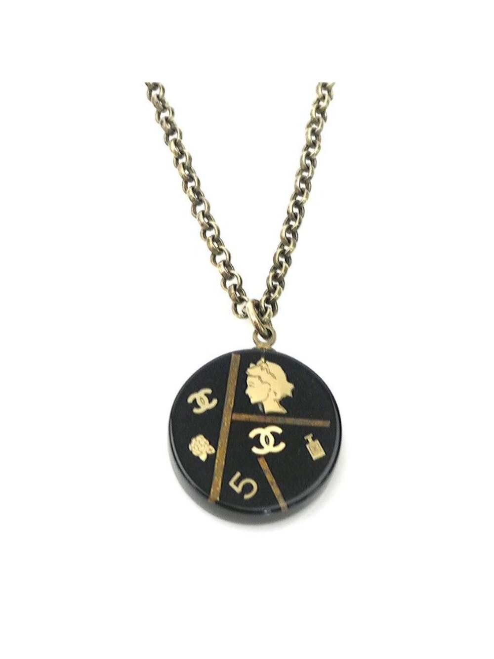 Chanel Necklace CC Logo